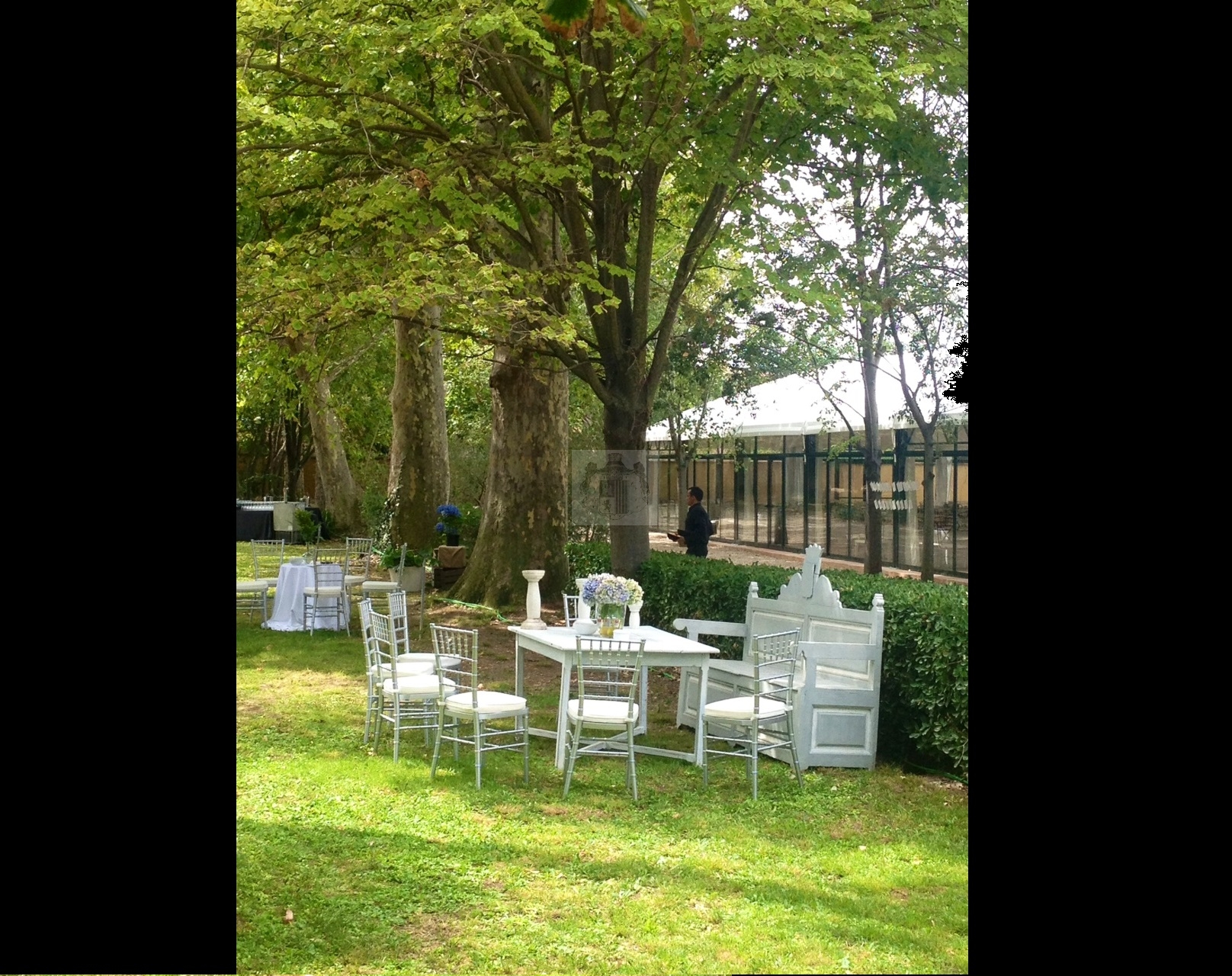 Paseo de Platanos decorado para boda